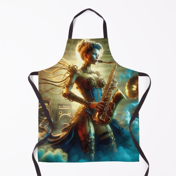 Item preview, Steampunk Girl Dancer Saxophone girl Virtuoso Ghost Archer Illusions designed and sold by Ghost Archer Illusions.