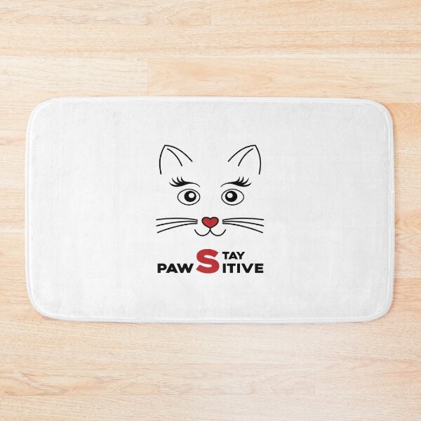 Item preview, :Stay Pawsitive" Graphic T-shirts and other usables designed and sold by PrintChics.
