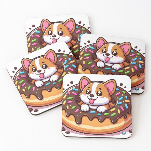Item preview, Corgi in a Donut designed and sold by istoriadesign.