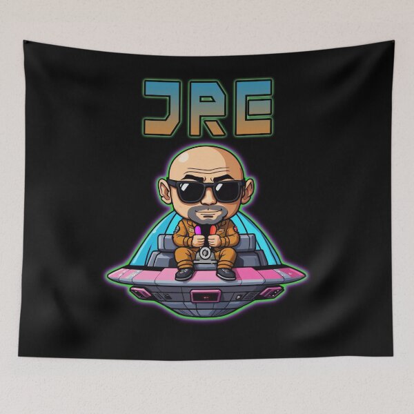 Artikelvorschau, Joe Rogan UFO, JRE, Podcast, Fan-Art entworfen und verkauft von Burn-Ego.