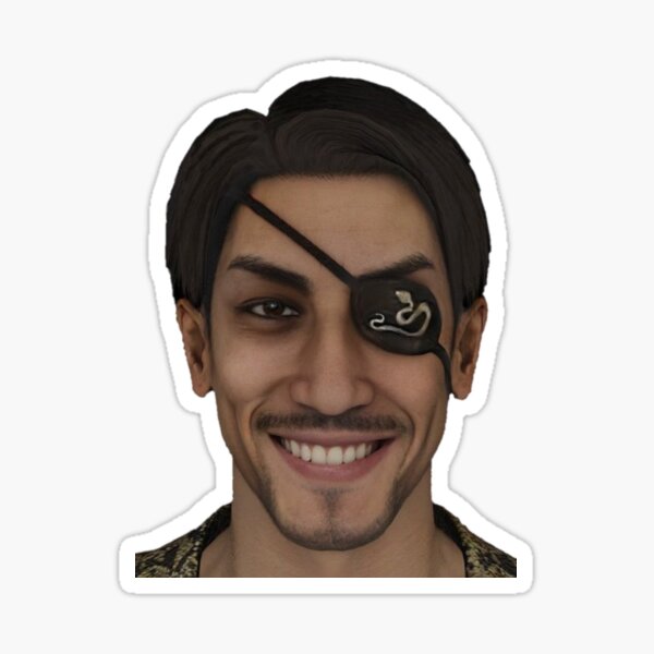 Item preview, Goro Majima Creepy Smile designed and sold by MerikuroCreates.