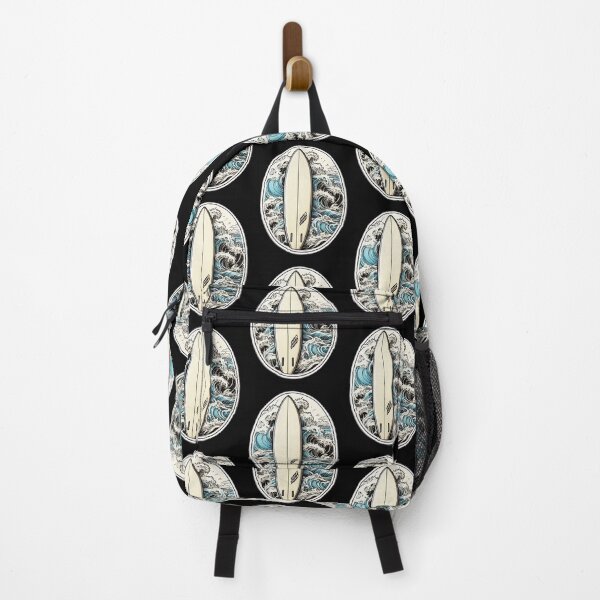 Item preview, Kanagawa Hokusai The Great Wave Japanese Surfboard designed and sold by NautiChic.