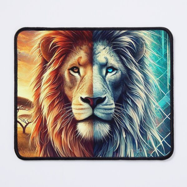 Item preview, Dual Realm Lion designed and sold by Customisedartnz.