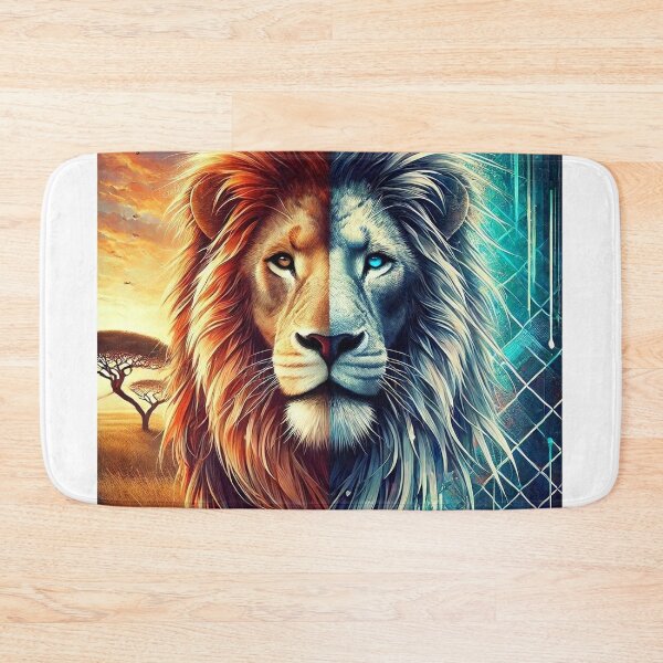 Item preview, Dual Realm Lion designed and sold by Customisedartnz.