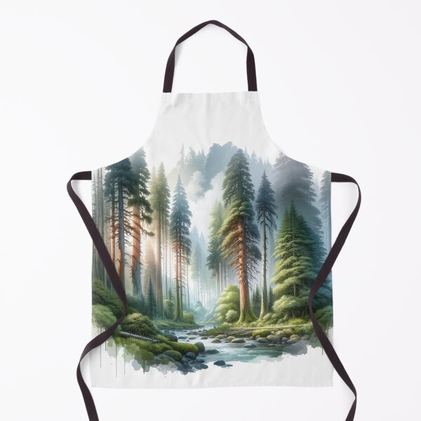Item preview, Hoh Rainforest with a waterfall in Olympic National Park designed and sold by Ginngers.