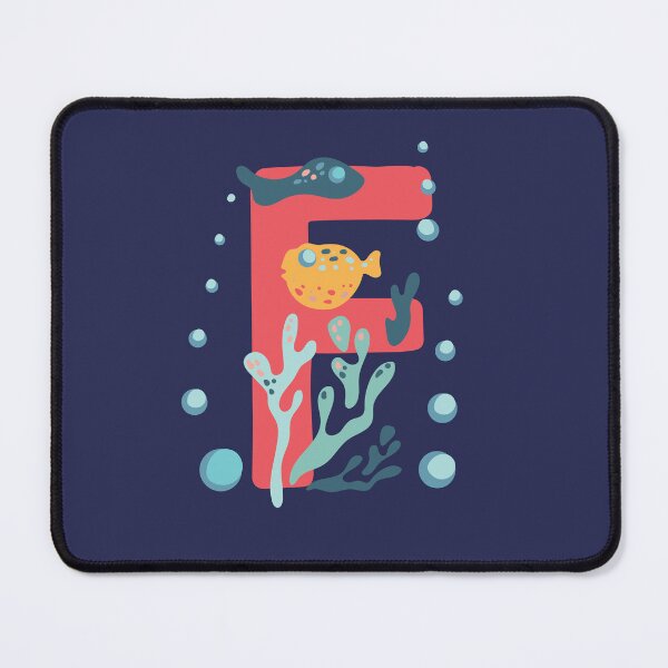 Item preview, F - Coral underwater letter for names starting with F designed and sold by Deepness2023.