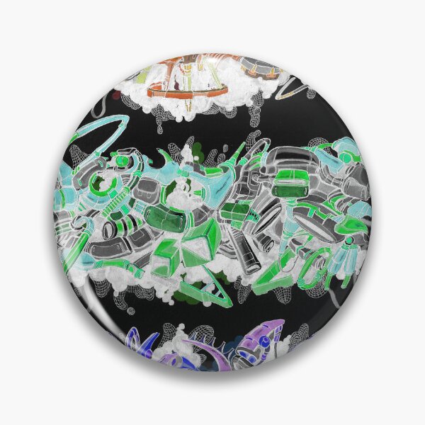 Item preview,  Cyber graffiti painting art designed and sold by Paintbase.