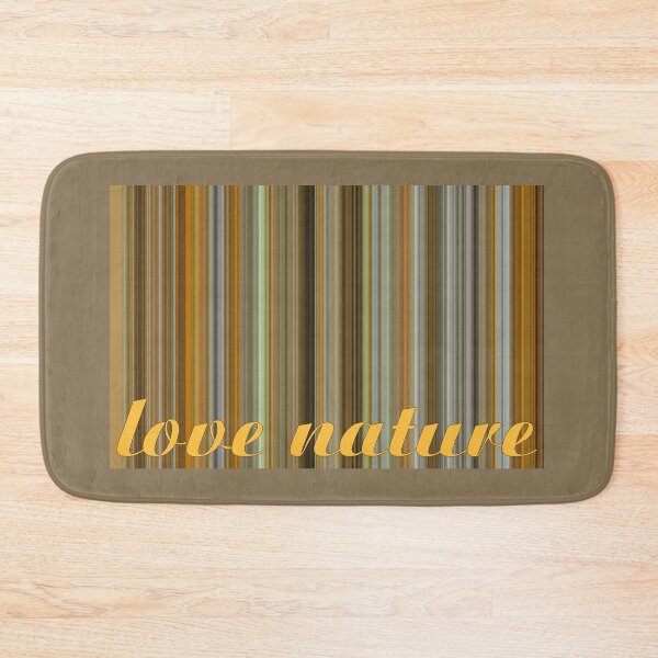 Item preview, moss abstract multi stripe love nature text designed and sold by eddiebarronshop.