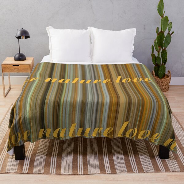 Item preview, moss abstract multi stripe love nature text designed and sold by eddiebarronshop.