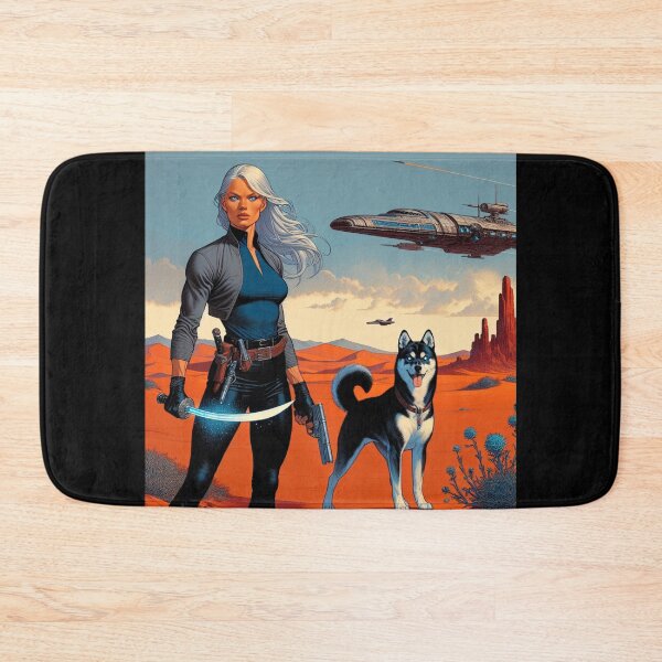 Item preview, Mad Dogs Space Girl 2 designed and sold by Dog-Planet.