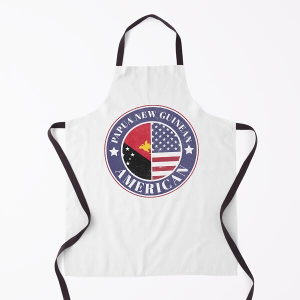 Item preview, Proud Papua New Guinean-American Badge - Papua New Guinea Flag designed and sold by chrisrivait.