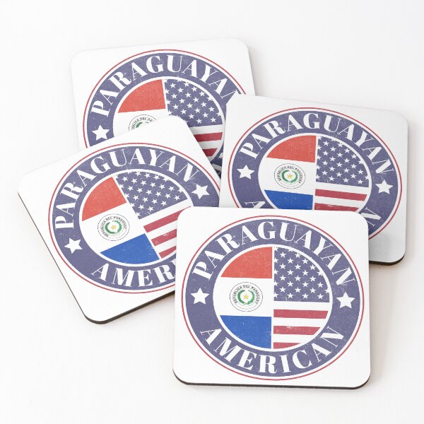 Item preview, Proud Paraguayan-American Badge - Paraguay Flag designed and sold by chrisrivait.