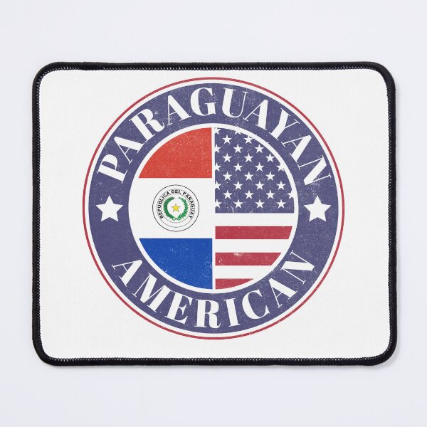 Item preview, Proud Paraguayan-American Badge - Paraguay Flag designed and sold by chrisrivait.