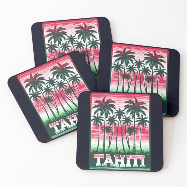 Item preview, Tahiti. Society Islands - French Polynesia Palm Sunset designed and sold by madtoyman.