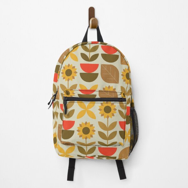 Item preview, Stylized Sunflowers Autumn Fall Geometric Pattern designed and sold by trdstudio.