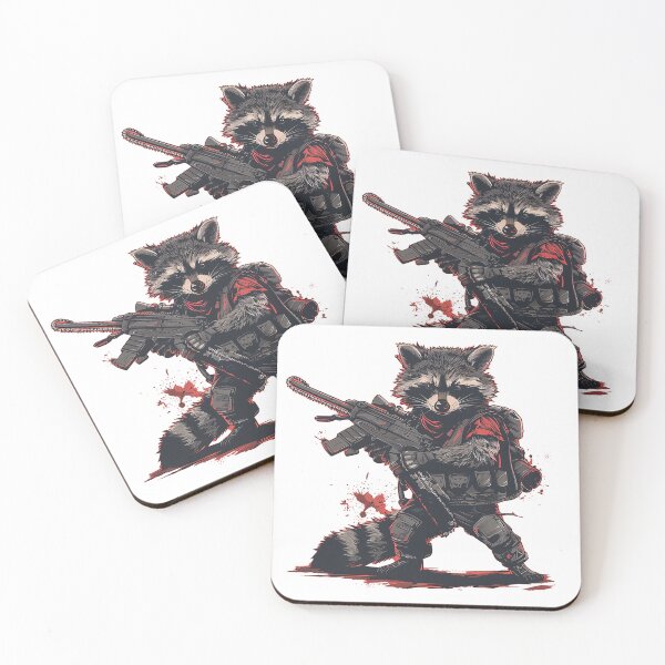 Item preview, Raccoon vs evil dead designed and sold by nerdyrock.