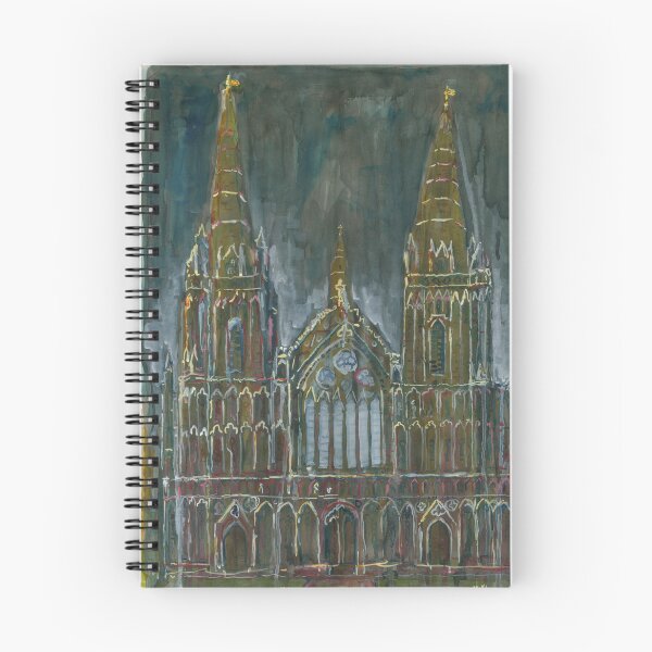 Item preview, Lichfield Cathedral , Watercolour Inks designed and sold by Luke Bailey.