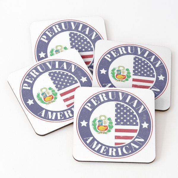 Item preview, Proud Peruvian-American Badge - Peru Flag designed and sold by chrisrivait.