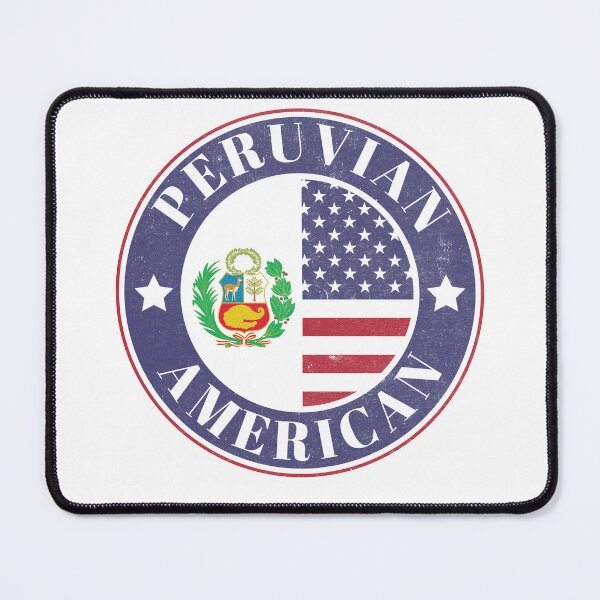 Item preview, Proud Peruvian-American Badge - Peru Flag designed and sold by chrisrivait.