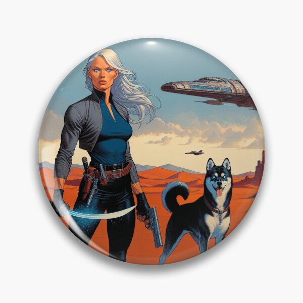 Item preview, Mad Dogs Space Girl 2 designed and sold by Dog-Planet.