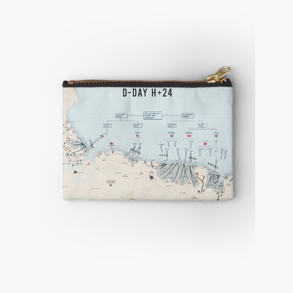 Item preview, D-day map poster of Normandy with all beach and airborne landings in detail - Digital print - Operation Overlord designed and sold by Thomas Timmers.