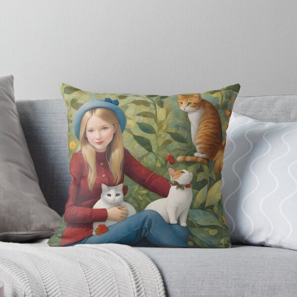 Item preview, A girl with the Cats designed and sold by Nira Dabush.
