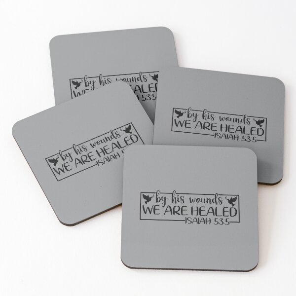 Item preview, By His Wounds we are Healed Isaiah 53:5 designed and sold by simplydesignart.
