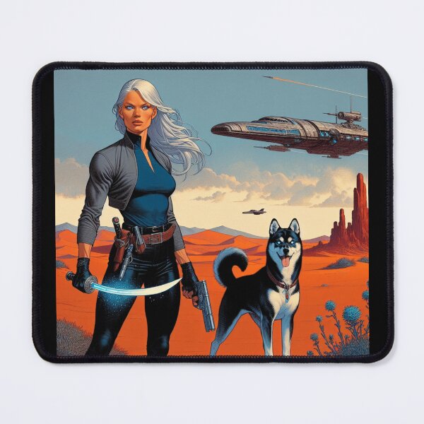Item preview, Mad Dogs Space Girl 2 designed and sold by Dog-Planet.