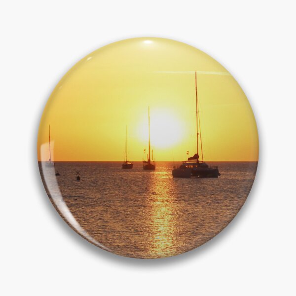 Item preview, ibiza sunset boats text vertical designed and sold by eddiebarronshop.