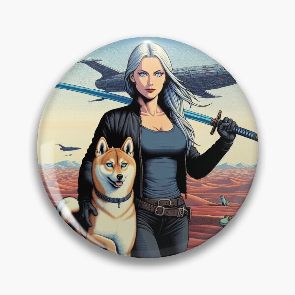 Item preview, Mad Dogs Space Girl 1 designed and sold by Dog-Planet.