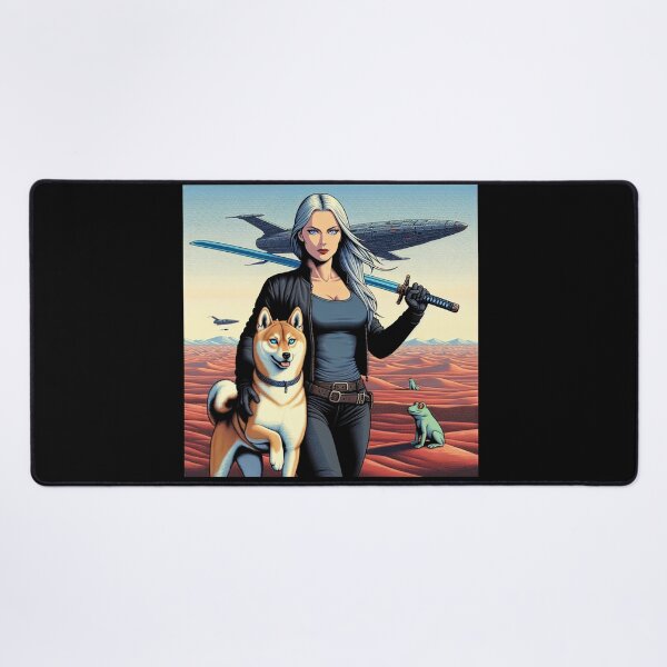 Item preview, Mad Dogs Space Girl 1 designed and sold by Dog-Planet.