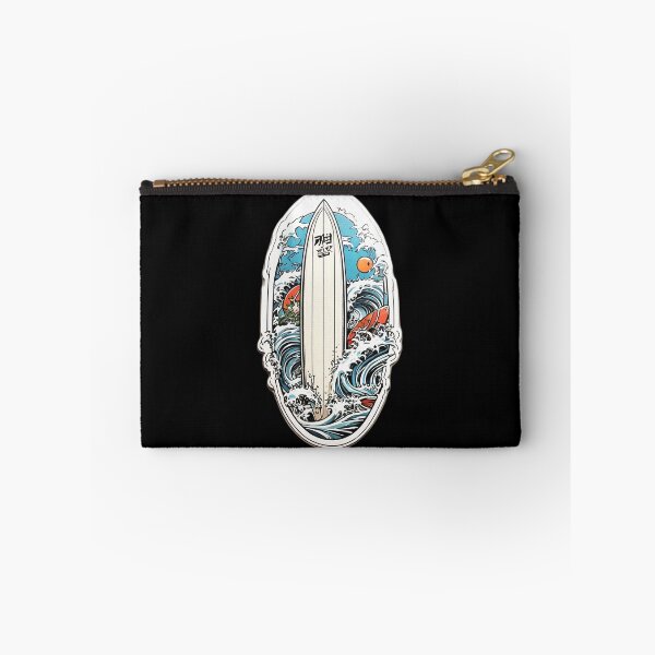 Item preview, Kanagawa Hokusai The Great Wave Japanese Surfboard designed and sold by NautiChic.