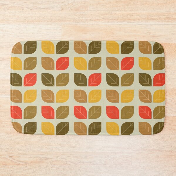 Item preview, Mod Leaves Autumn Fall Geometric Pattern designed and sold by trdstudio.