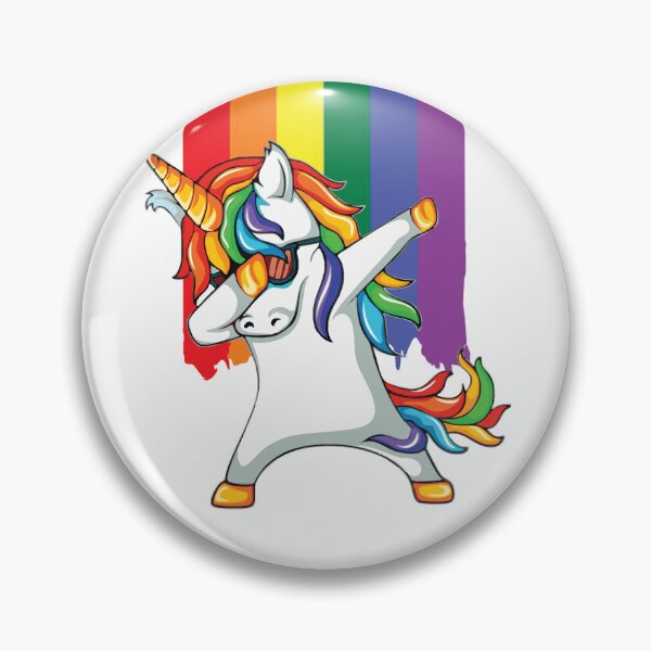 Item preview, Gay Pride LGBT Rainbow Unicorn Dabber  designed and sold by Ricaso.