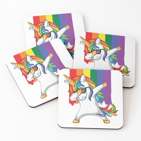 Item preview, Gay Pride LGBT Rainbow Unicorn Dabber  designed and sold by Ricaso.