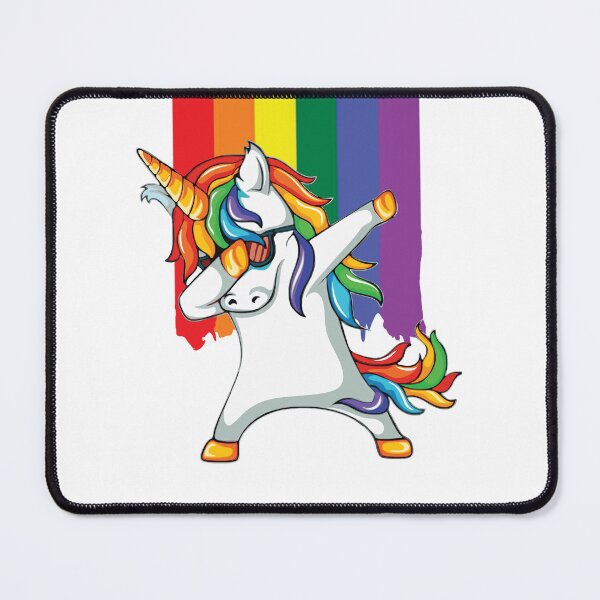 Item preview, Gay Pride LGBT Rainbow Unicorn Dabber  designed and sold by Ricaso.