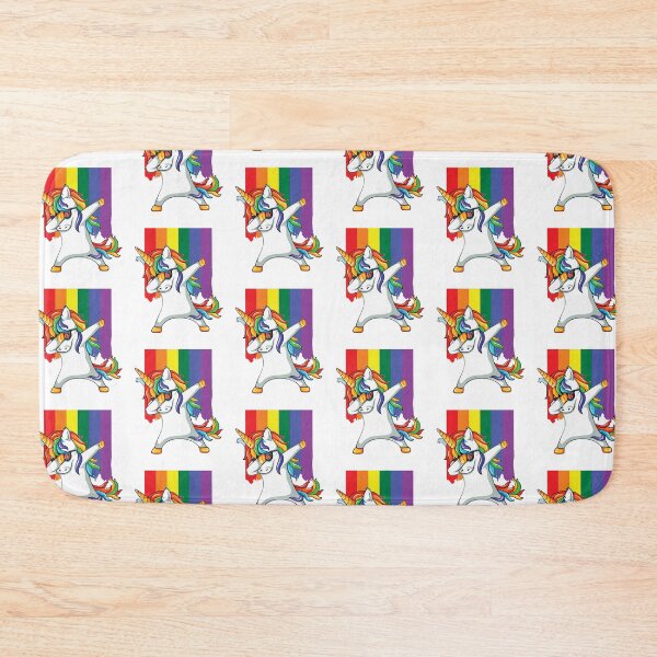 Item preview, Gay Pride LGBT Rainbow Unicorn Dabber  designed and sold by Ricaso.