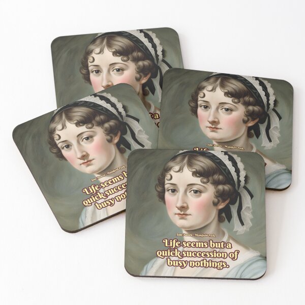 Item preview, Life seems but a quick succession of busy nothings, Jane Austen designed and sold by Mauswohn.