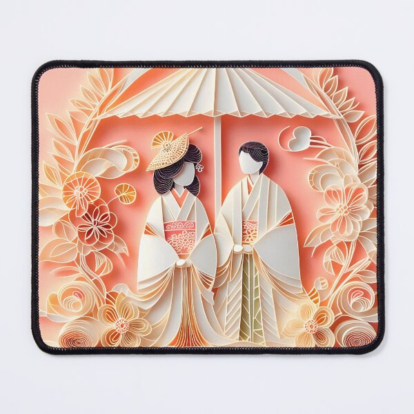 Item preview, Papercraft Apricot Couple designed and sold by Catobix.