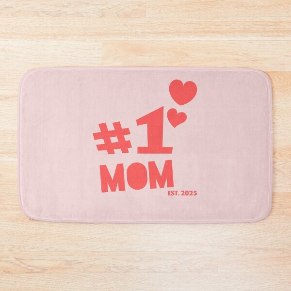 Item preview, Number one mom est 2025 with cute hearts designed and sold by Lady-Frost.