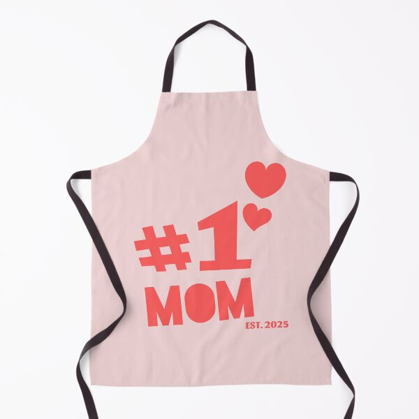 Item preview, Number one mom est 2025 with cute hearts designed and sold by Lady-Frost.