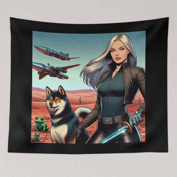 Item preview, Mad Dogs Space Girl 3 designed and sold by Dog-Planet.