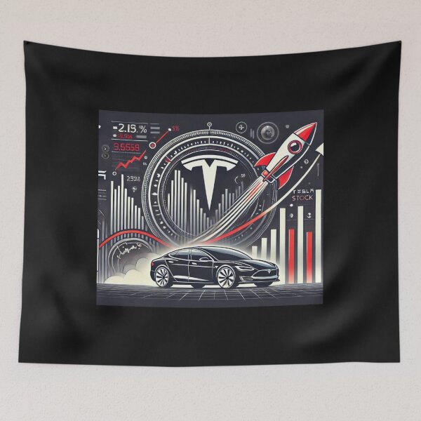 Item preview, Tesla stock designed and sold by TEEJAMBOREE.