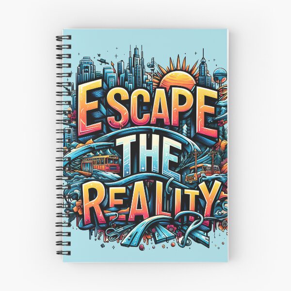 Item preview, Escape the reality, typography designed and sold by maxmaj.