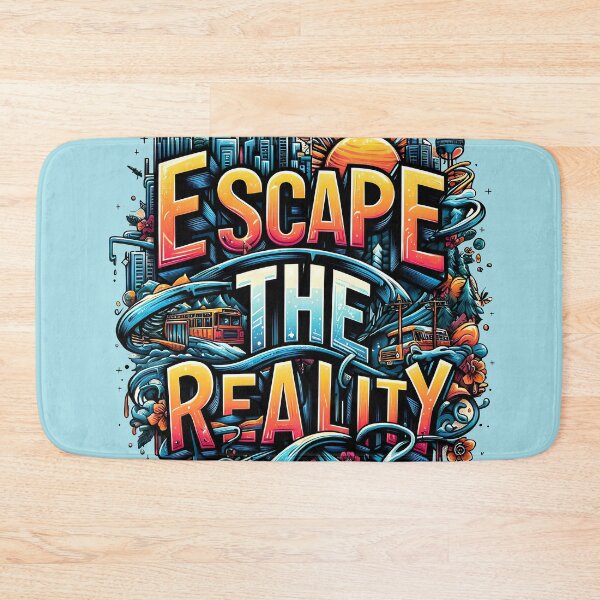 Item preview, Escape the reality, typography designed and sold by maxmaj.