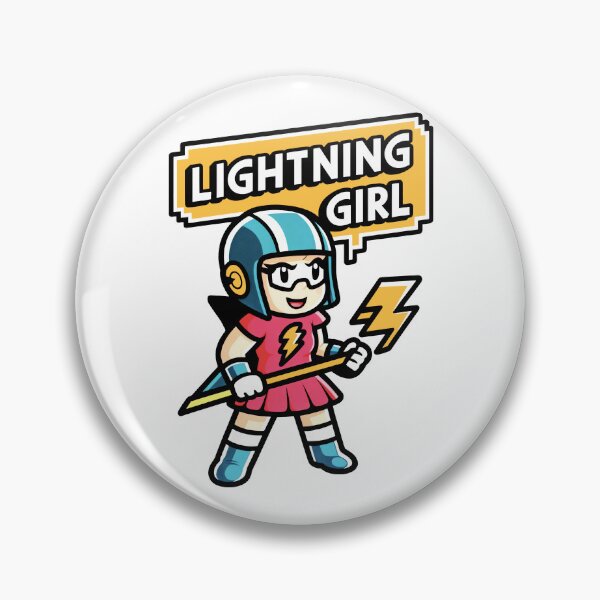 Item preview, LIGHTNING GIRL: Striking with Power and Speed! designed and sold by SplashTastic.