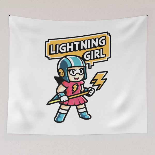 Item preview, LIGHTNING GIRL: Striking with Power and Speed! designed and sold by SplashTastic.