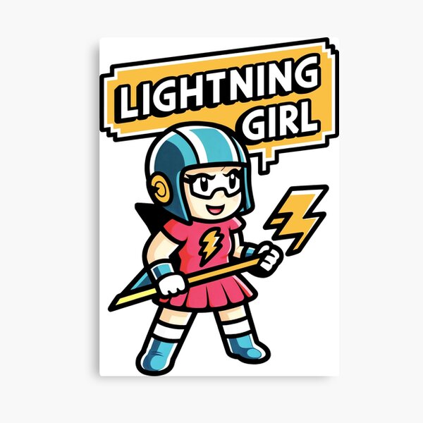 Item preview, LIGHTNING GIRL: Striking with Power and Speed! designed and sold by SplashTastic.