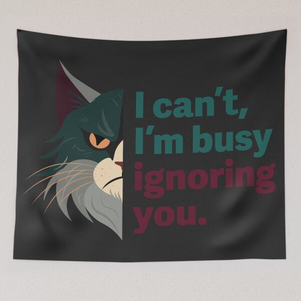 Item preview, Cat Attitude Ignoring You designed and sold by iamKaye.