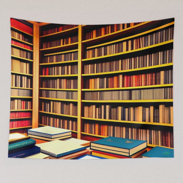 Item preview, Library Filled with Timeless Books designed and sold by GrizzlyCollective.